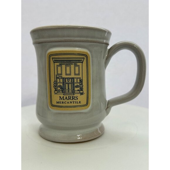 Deneen Pottery Other - Marrs Mercantile Handmade Coffee Cup Mug Deneen Pottery Gray & Cream 2023 USA